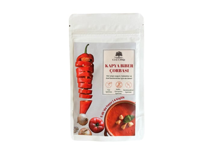 Kapya Biber Çorbası (50gr) - Kaptan’ın Ceviz Çiftliği