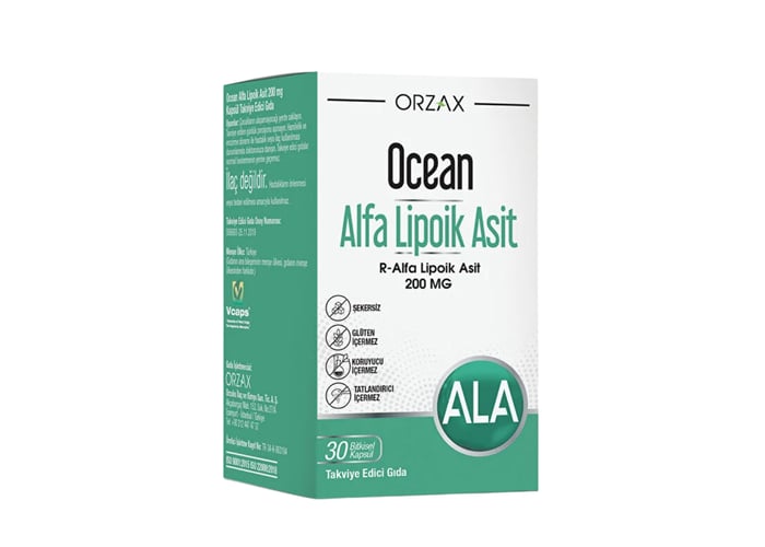 Ocean Alfa Lipoik Asit (200mg) - Orzax