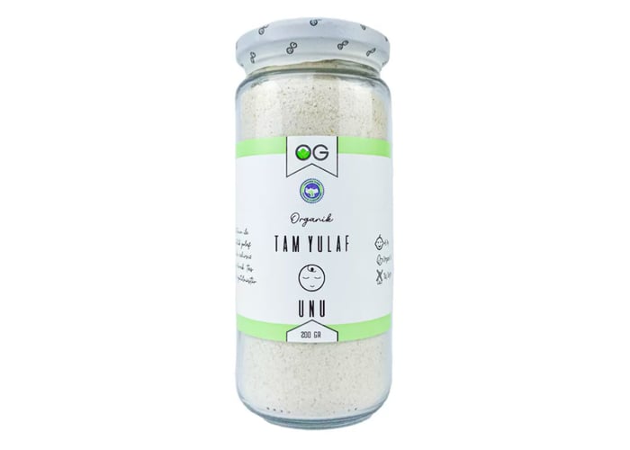 Organik Tam Yulaf Unu (200gr) - Og Natural