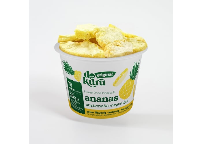 Dondurularak Kurutulmuş Ananas (20gr) - Dokuru