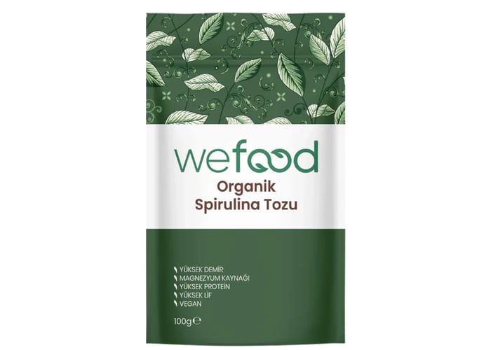 Wefood Organik Spirulina Tozu (100gr)