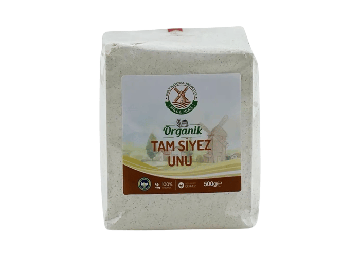 Organik Tam Siyez Unu (500gr) - Mill & More