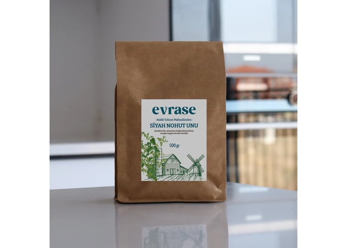 Atalık Siyah Nohut Unu (500gr) - Evrase