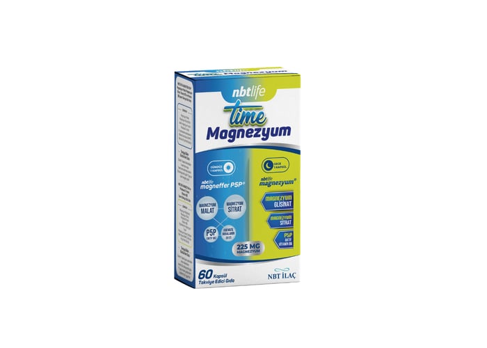 Time Magnezyum (60 kapsül) - Nbt İlaç