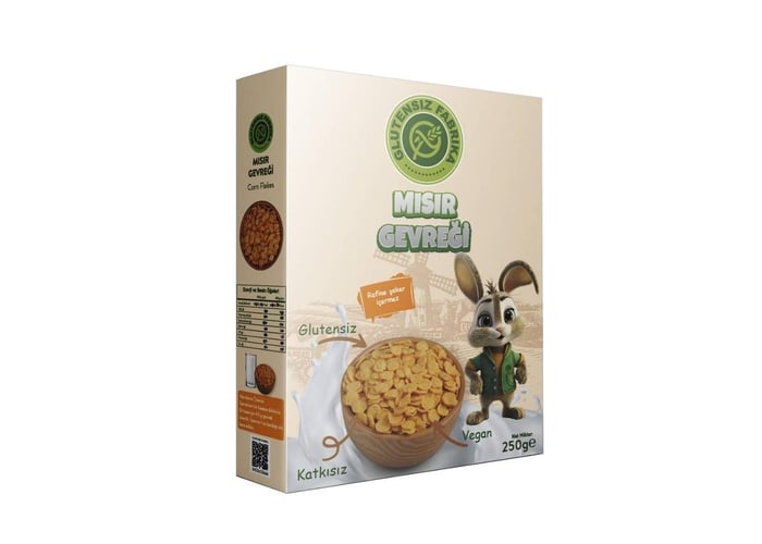 Mısır Gevreği (Glutensiz, 250gr) - Glutensiz Fabrika