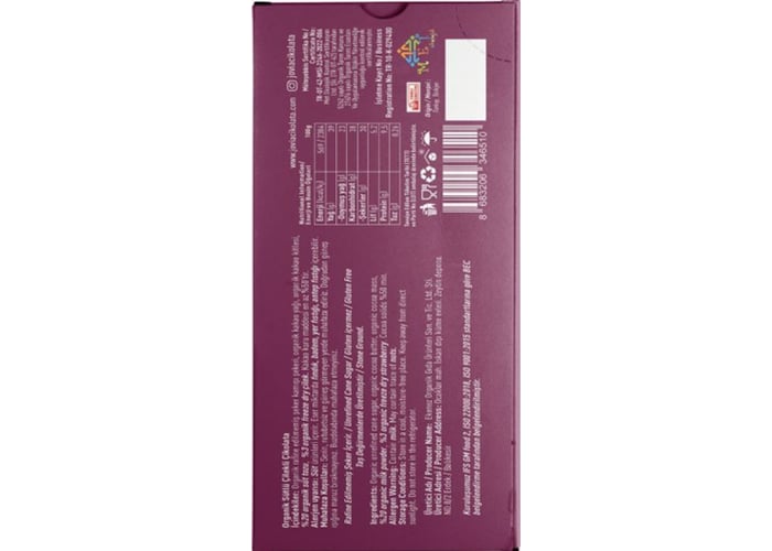 Organik Sütlü Çikolata (Çilekli, 40gr) - Jovia