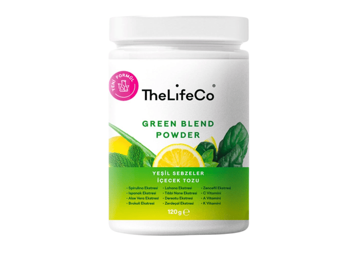 Yeşil Sebzeler İçecek Tozu (120gr) - Thelifeco