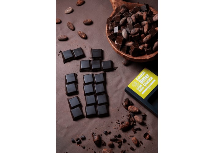 Şekersiz Bitter Çikolata (%100 Kakao, 80gr) - Aroha