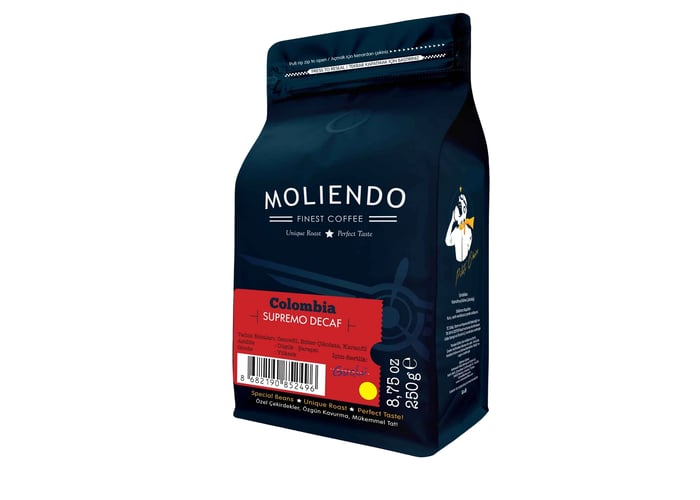 Colombia Medellin Decaf Yöresel Kahve (250gr) - Moliendo