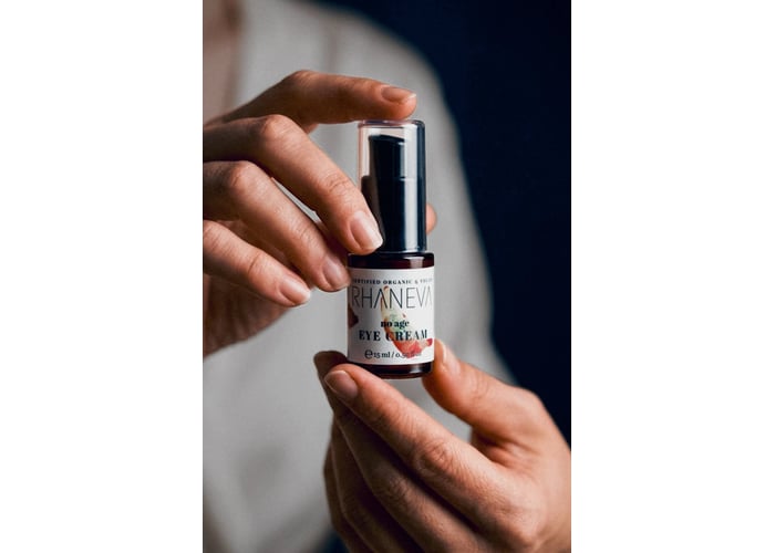 İnce Çizgi, Koyu Halka ve Şişlik Karşıtı Göz Kremi (Organik ve Vegan Sertifikalı, 15ml) - Rhaneva