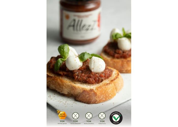 Baharatlı ve Balzamikli Domates Sosu (210gr) - Allezz