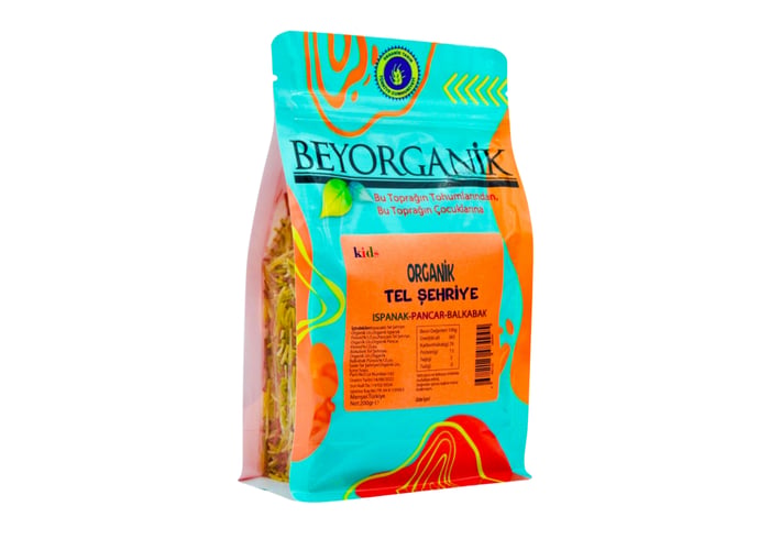 Organik Tel Şehriye Pancarlı ve Ispanaklı (200gr) - Beyorganik