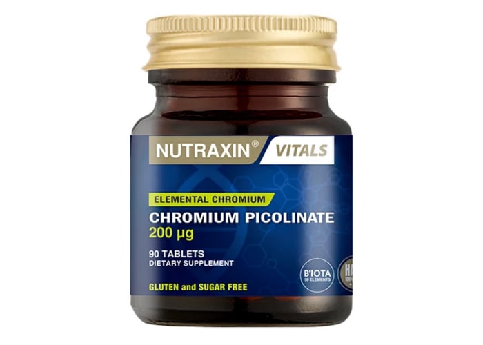 Chromium Picolinate - Krom Takviyesi (90 tablet) - Nutraxin