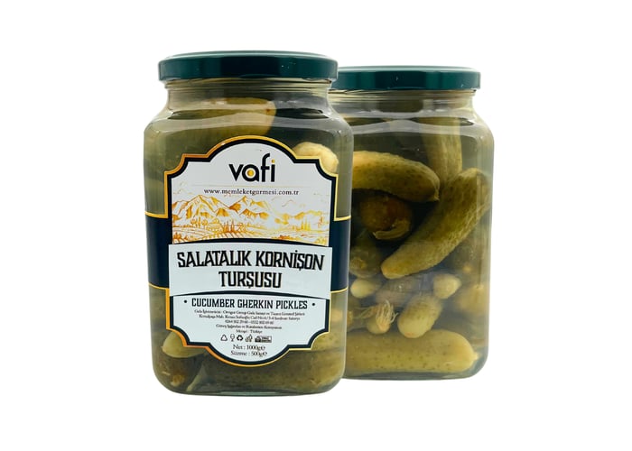 Salatalık Kornişon Turşusu (1000cc / 500gr) - Memleket Gurmesi