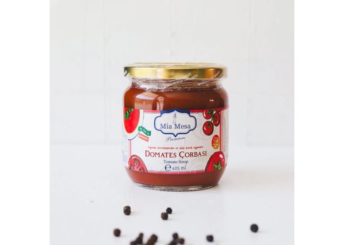 İlikli Kemik Suyundan Domates Çorbası (425ml, Çok Besleyici, Çocuklara da Uygun) - Mia Mesa