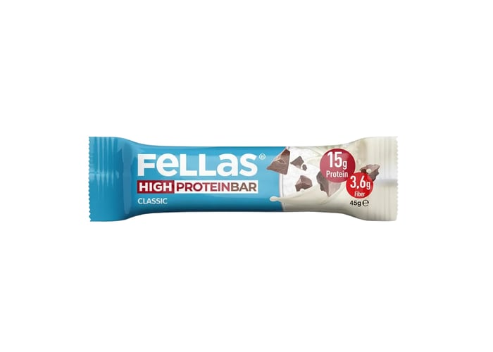 Yüksek Protein Bar - Klasik Sade (45gr) - Fellas