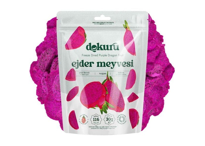 Kurutulmuş Mor Ejder Meyvesi (30gr) - Dokuru