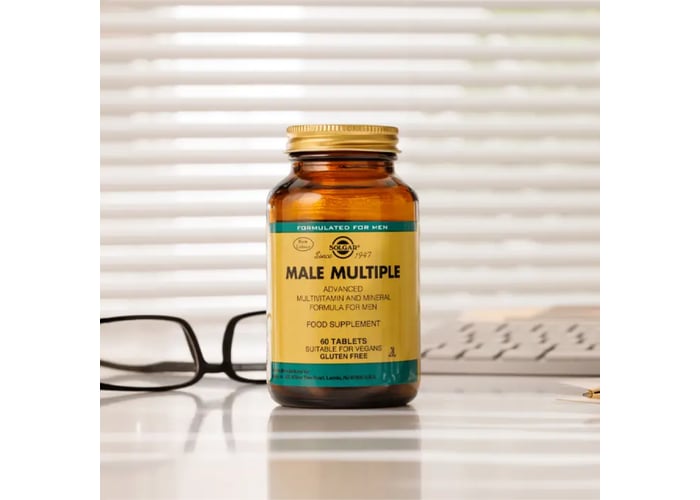 Male Multiple Erkekler için Multivitamin & Mineral (60 tablet) - Solgar