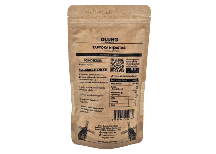 Tapyoka Nişastası (Glutensiz, 200gr) - Gluno