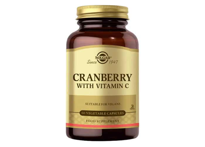 Cranberry With Vitamin C (60 kapsül) - Solgar