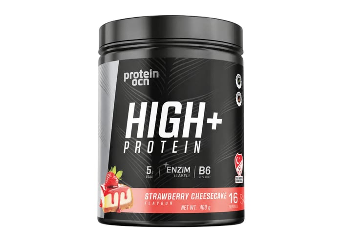 High Protein+ Strawberry Cheesecake (400gr) - Proteinocean