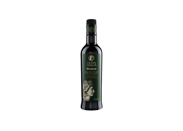 Domat Serisi 500ml Natürel Sızma Zeytinyağı (Soğuk Sıkım, Erken Hasat) - Oliva Malia