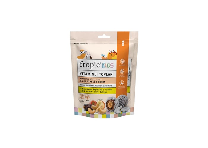 Kaju Ezmesi ve Hurma Kids Vitamin Topları (80gr) - Fropie