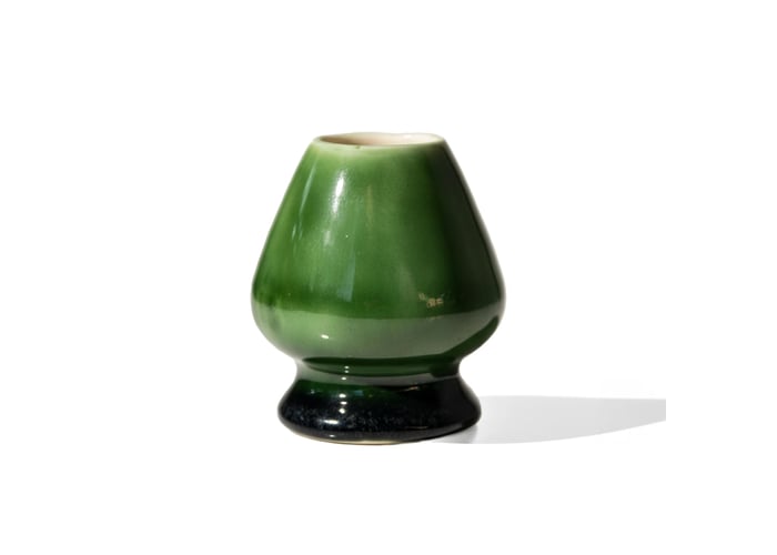 Seramik Fırçalık – Matcha Whisk Standı (Koyu Yeşil) - La Matcha