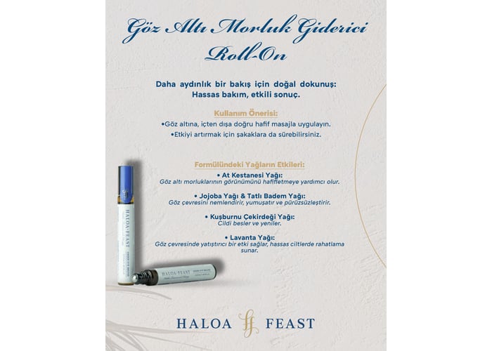 Göz Altı Morluk Giderici Roll - on (10ml) - HALOA FEAST