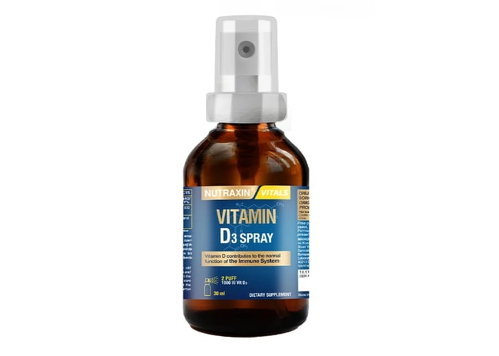 D3 Vitamini - Gıda Takviyesi Sprey (30ml) - Nutraxin