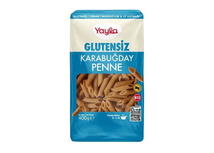 Karabuğday Penne Makarna (Glutensiz, 400gr) - Yayla