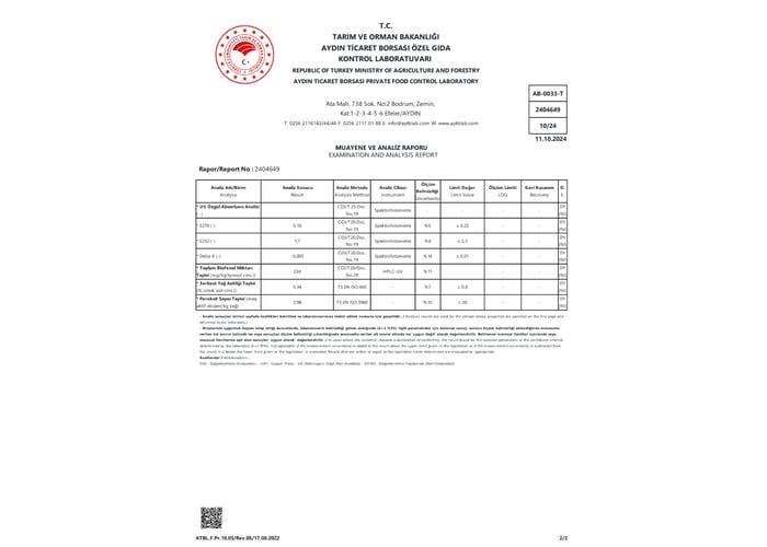 Lara Organik Erken Hasat Naturel Sızma Zeytinyağı (2lt) - Bilgem Zeytincilik