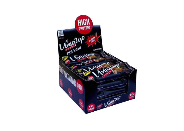 Power Midi Bademli Protein Bar (16 adet x 38gr) - Uniq2go