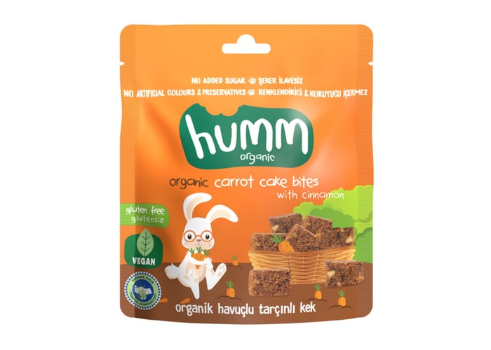 Organik Havuçlu ve Tarçınlı Kek (30gr) - Humm