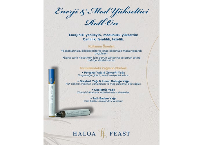 Enerji Mod Yükseltici Roll - On (10ml) - HALOA FEAST