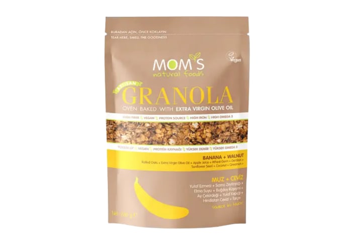 Foods Muz & Ceviz Granola (280gr) - Mom’s Natural
