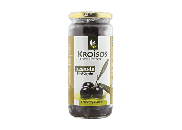 Organik Siyah Zeytin (310gr) - Kroisos