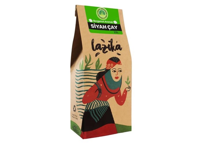 Bergamotlu Siyah Çay (350gr) - Lazika