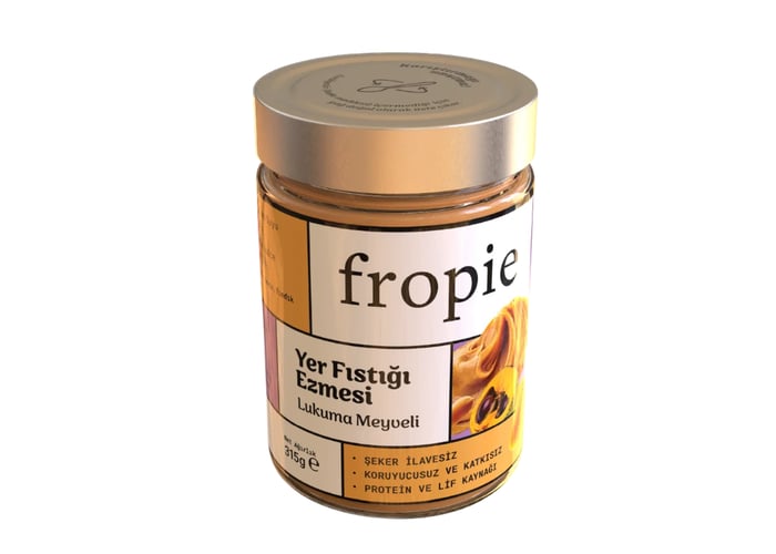 Yer Fıstığı Ezmesi (Lukuma meyveli, 315gr) - Fropie