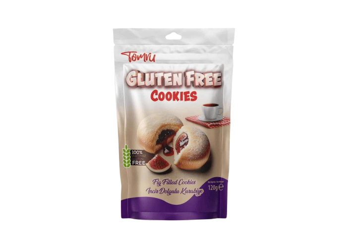 İncir Dolgulu Kurabiye (Glutensiz, 90gr) - Tomru