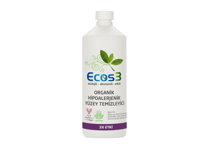 Organik & Hipoalerjenik Yüzey Temizleyici (1000ml) - Ecos3