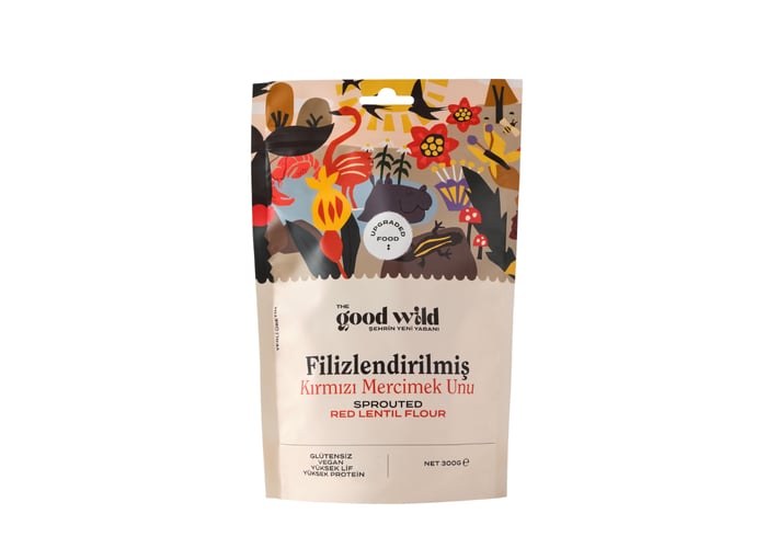 Filizlendirilmiş Kırmızı Mercimek Unu (300gr) - The Good Wild