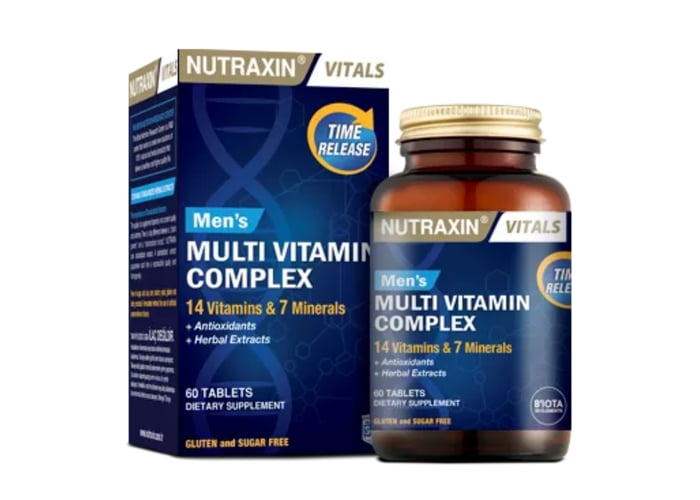 Multivitamin& Mineral Complex (Erkeklere özel, 60 tablet) - Nutraxin