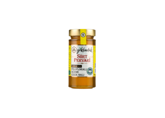 Organik Polifloralı Süzme Çiçek Balı (700gr) - Gökbudak
