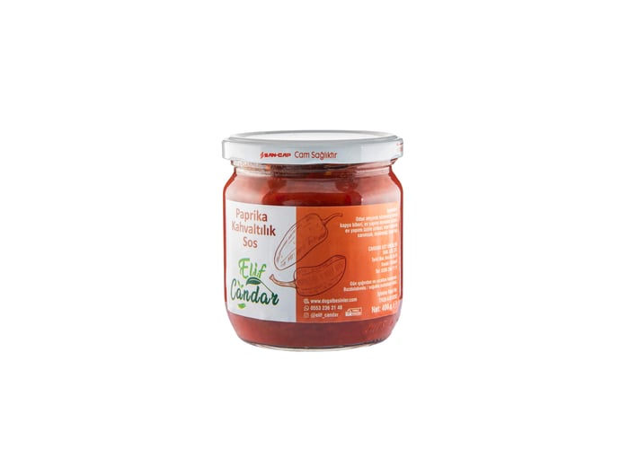 Paprika Kahvaltılık Sos (400gr) - Elif Candar