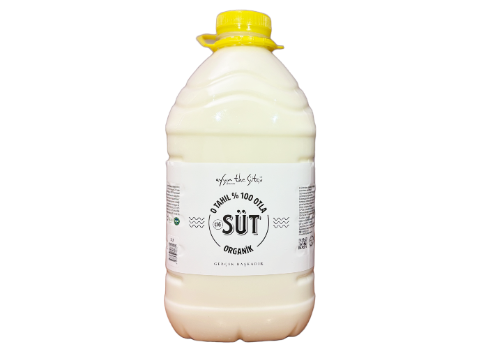 Organik Sertifikalı Çiğ Süt (3lt) - aysun the sütçü