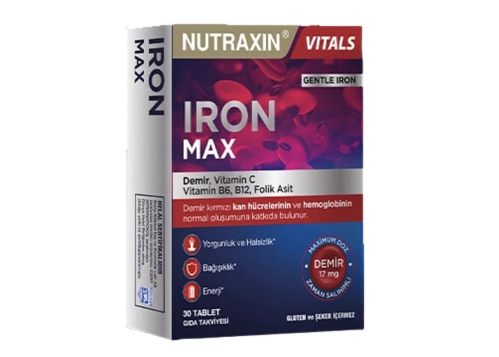Iron Max (17mg, 30 tablet) - Nutraxin