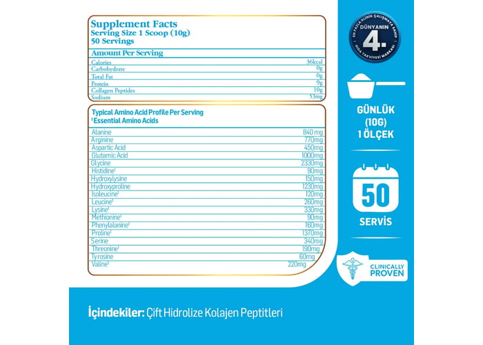 Collagen Peptites (500gr) - Kiperin