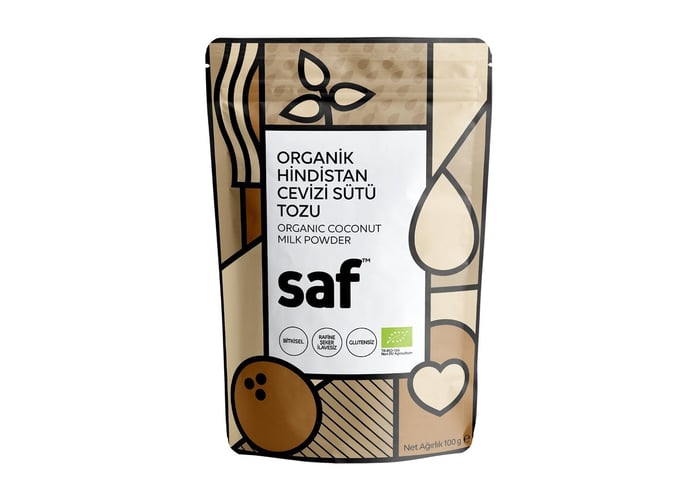 Organik Hindistan Cevizi Sütü Tozu (100gr) - Saf Nutrition