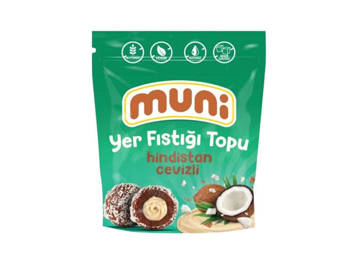 Hindistan Cevizli Yer Fıstığı Topu (80gr) - Muni